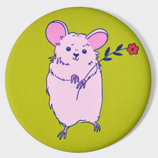 Pink Mouse Magnet
