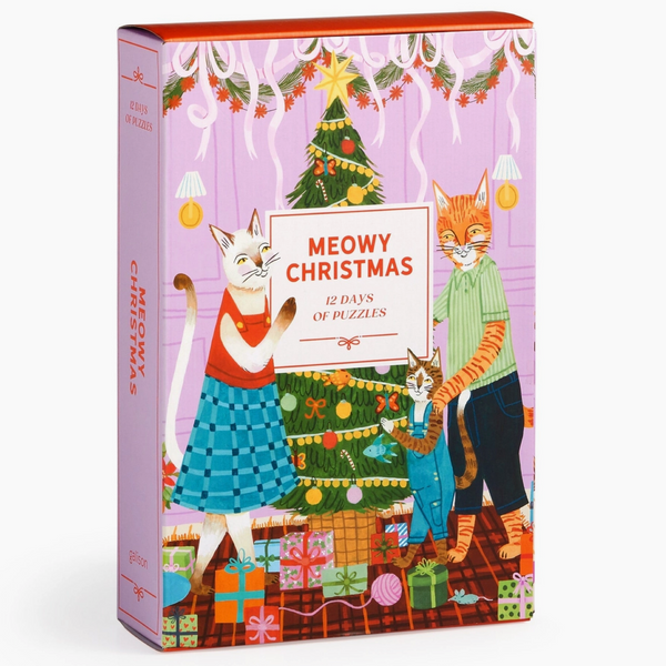 Meowy Christmas 12 Days of Puzzles 500 Piece Countdown