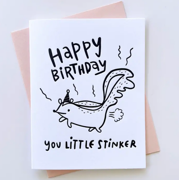 Little Stinker Happy Birthday Card