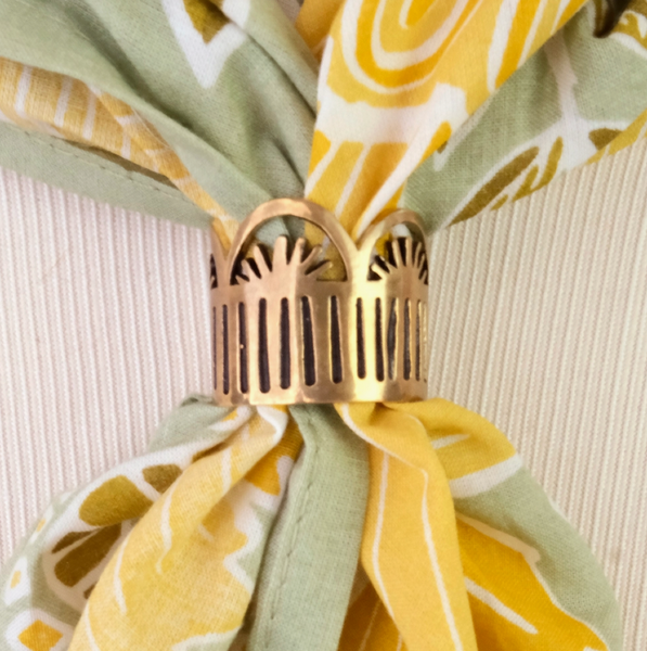 Brass Bandana Slide - Leah