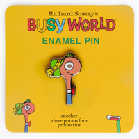 Richard Scarry Lowly Worm Enamel Pin