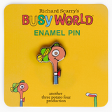 Richard Scarry Lowly Worm Enamel Pin