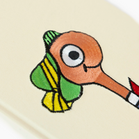 Richard Scarry Lowly Worm Embroidered Journal