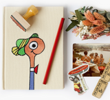 Richard Scarry Lowly Worm Embroidered Journal