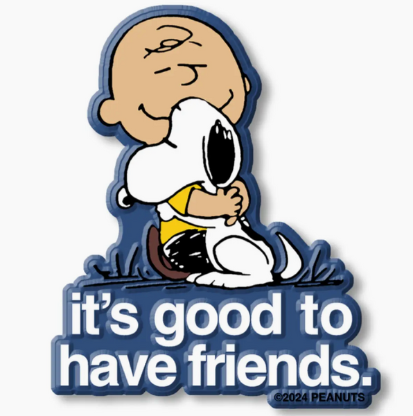Charlie Brown + Snoopy Friends Magnet