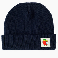 Beanie - Navy Blue Lowly Worm Apple Car