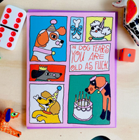 Dog Years Birthday Card