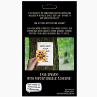 Virtuous Vandalism Sticky Note Pack - Hate Is Not Welcome Here