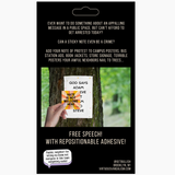 Virtuous Vandalism Sticky Note Pack - Nazi Bullshit Not Welcome