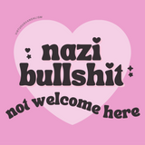 Virtuous Vandalism Sticky Note Pack - Nazi Bullshit Not Welcome