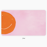 Little Notes - Orange Smiley