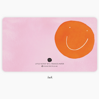 Little Notes - Orange Smiley