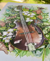 Rosalie Haizlett  Print - Mandolin In The Meadow