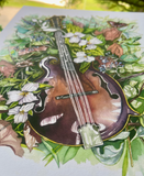 Rosalie Haizlett  Print - Mandolin In The Meadow