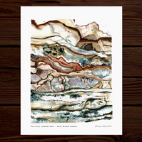 Rosalie Haizlett  Print - Nutall Sandstone Rock Wall