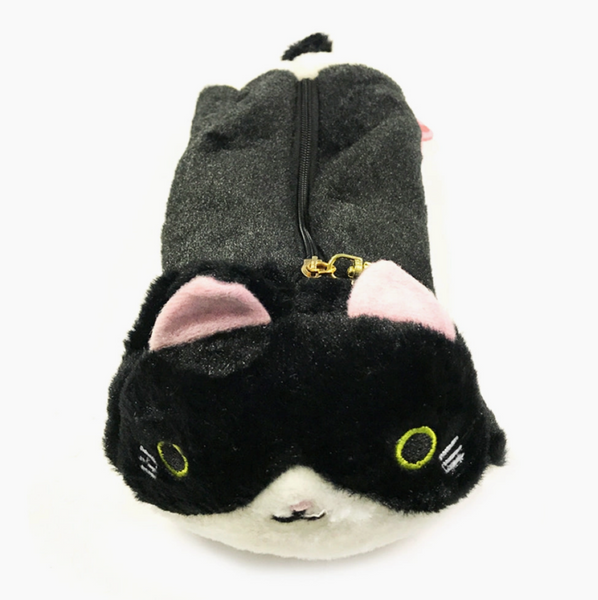 Cute Cat Plush Pencil Pouch