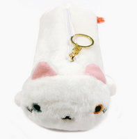 Cute Cat Plush Pencil Pouch