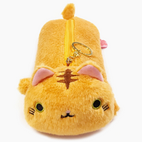 Cute Cat Plush Pencil Pouch
