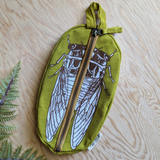 Cicada Cotton Cosmetic + Pencil Bag