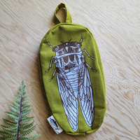Cicada Cotton Cosmetic + Pencil Bag