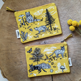 Outside Cats Cosmetic + Pencil Bag