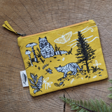 Outside Cats Cosmetic + Pencil Bag