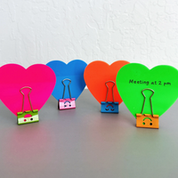 Happy Face Binder Clips