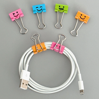 Happy Face Binder Clips
