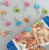 Happy Face Binder Clips