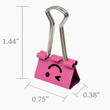 Happy Face Binder Clips