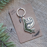 Snail Enamel Keychain