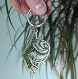 Snail Enamel Keychain