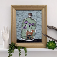 Deerly Bottled Print