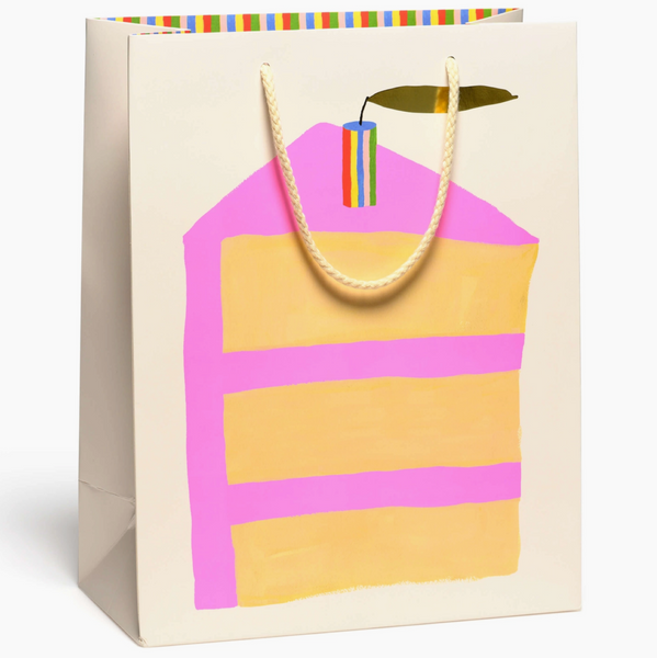 Large Piece Of Cake Gift Bag