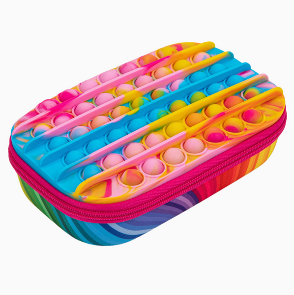 Zip + Pop Pencil Box - Rainbow