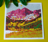 The Maroon Bells Art Print