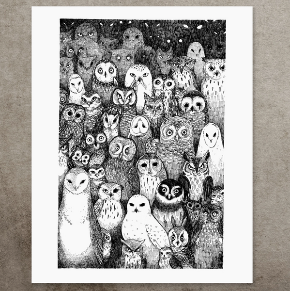 The Owls Are Not What They Seem Print