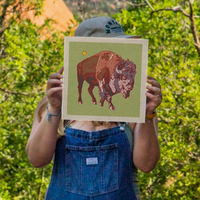 Bison Art Print
