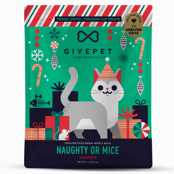 Give Pet - Naughty or Mice Freeze Dried Christmas Cat Treats