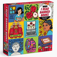 I Read Banned Books 500 Piece Family Puzzle