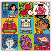I Read Banned Books 500 Piece Family Puzzle
