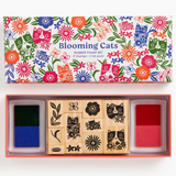 Blooming Cats Rubber Stamp Set