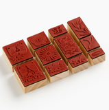 Blooming Cats Rubber Stamp Set