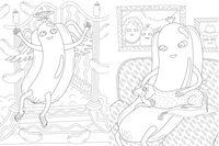 The Hot Dog Coloring and Activity Book