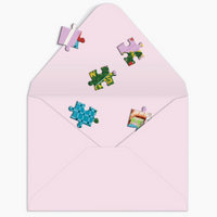 Meowy Christmas Greeting Card Puzzle