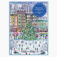Michael Storrings Christmas in the City Greeting Card Puzzle