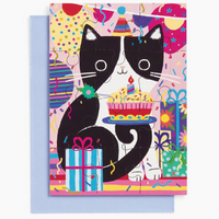 Purr-Fect Cat Birthday Greeting Card Puzzle