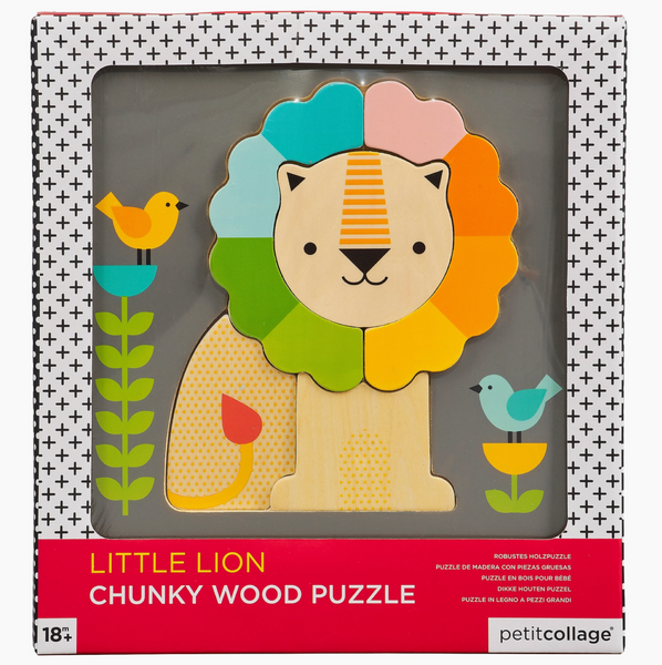Little Lion Chunky Wood Puzzle