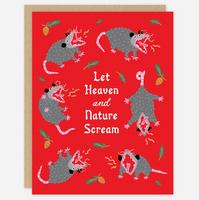 Heaven + Nature Scream Holiday Card