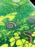 Pnw Nature Linocut Print